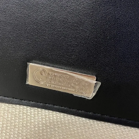 💐Carlos Ace of Spades Playing Card Wristlet Clutch Bag White/Black - Picture 3 of 5